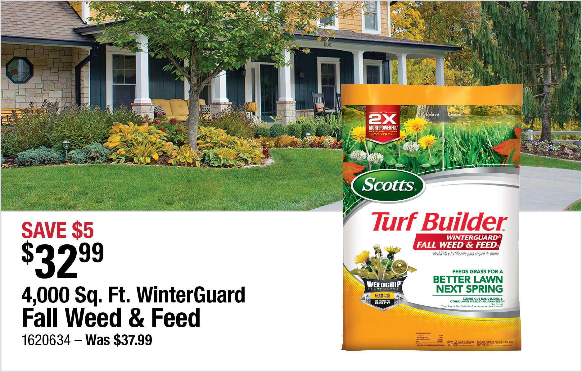 4,000 Sq. Ft. WinterGuard Fall Weed & Feed